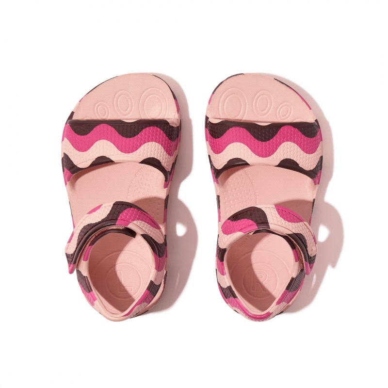 Sandali Con Cinturino Sul Retro Fitflop Iqushion Eva Bambino Rosse | IT-58063FNBR