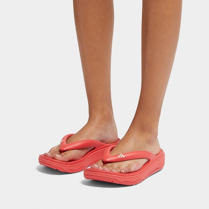 Sandali Con Puntale Fitflop Relieff Eva Tpu Thongs Donna Rosse | IT-19826FPVJ