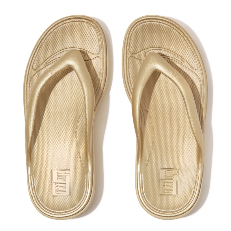 Sandali Con Puntale Fitflop Relieff Eva Tpu Thongs Donna Oro | IT-92807GDCW