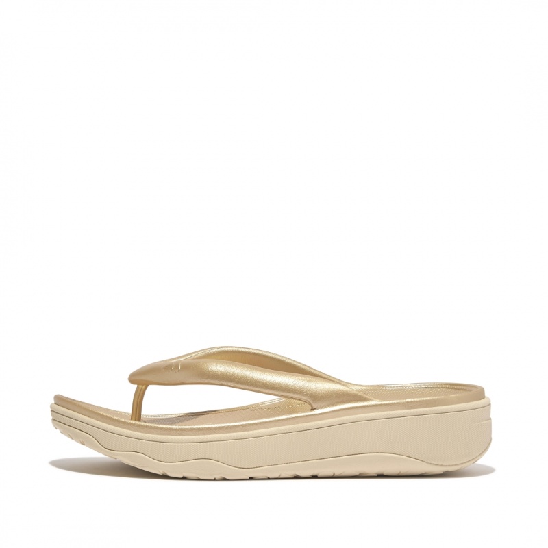 Sandali Con Puntale Fitflop Relieff Eva Tpu Thongs Donna Oro | IT-92807GDCW