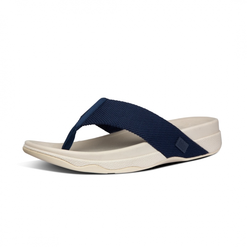 Sandali Con Puntale Fitflop Surfer Polyester Uomo Blu | IT-24931XHFR