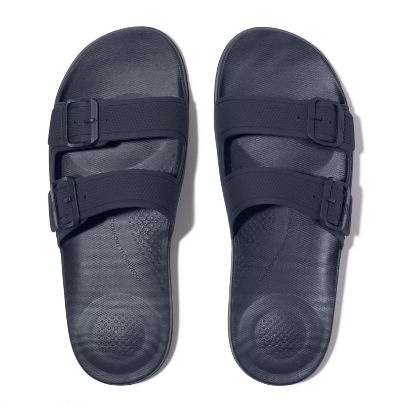 Sandali Fitflop Iqushion Rubber Uomo Blu Marino | IT-54812LXAS