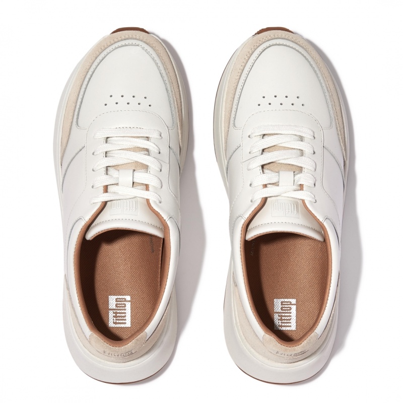 Sneakers Fitflop F-Mode Flatforms Donna Bianche | IT-93502LVNY