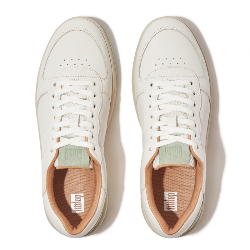 Sneakers Fitflop Rally-Evo Donna Bianche Marroni | IT-59874BDWT