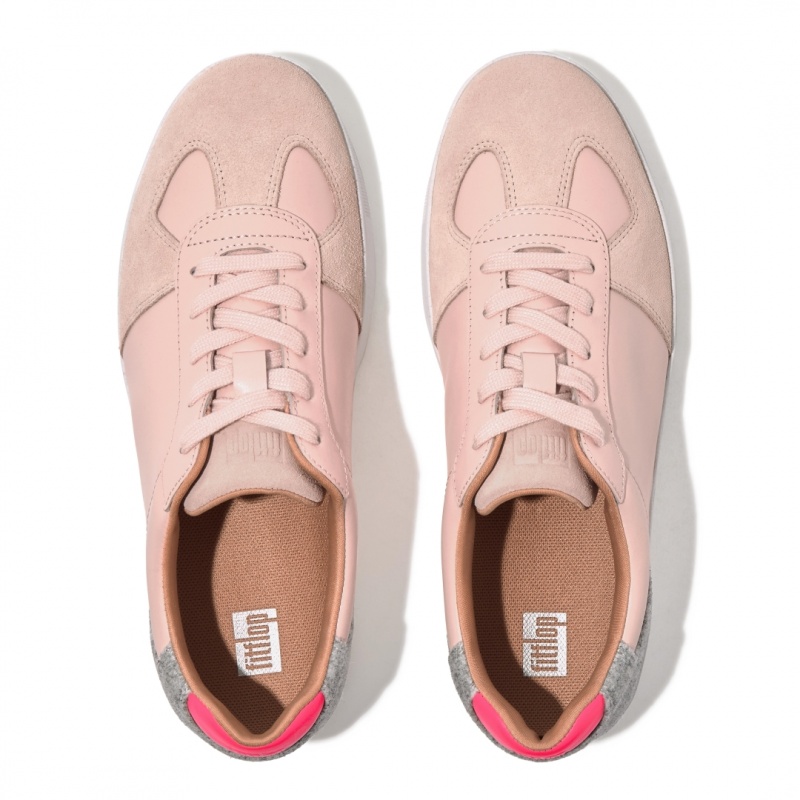 Sneakers Fitflop Rally Panel Donna Rosa Blu Chiaro Grigie | IT-68142LWOF