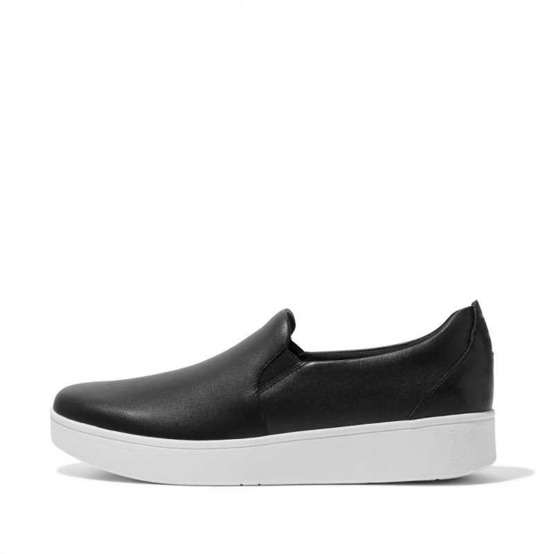 Sneakers Fitflop Rally Slip On Skate Donna Nere | IT-28019EAUT