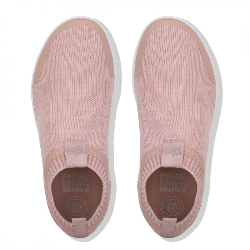 Sneakers Fitflop Uberknit Nylon Mix Knit Tpu Rubber Donna Rosa | IT-75326RLSK