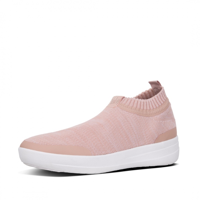 Sneakers Fitflop Uberknit Nylon Mix Knit Tpu Rubber Donna Rosa | IT-75326RLSK