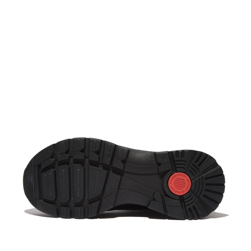 Stivali da Trekking Fitflop Neo-D-Hyker Donna Nere | IT-90624XWVY