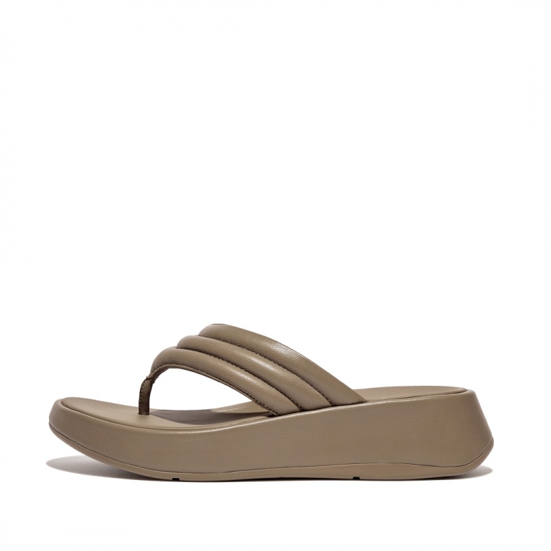 Thongs Fitflop F-Mode Punta Thongs Donna Grigie | IT-68174ZRFC