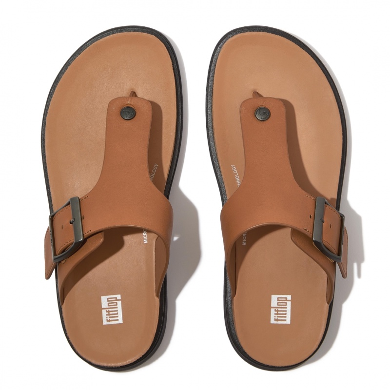 Thongs Fitflop Gen-Ff Punta Uomo Marroni | IT-80291DPNS