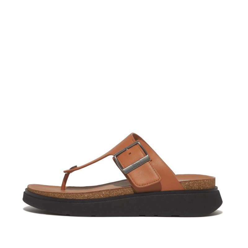 Thongs Fitflop Gen-Ff Punta Uomo Marroni | IT-80291DPNS