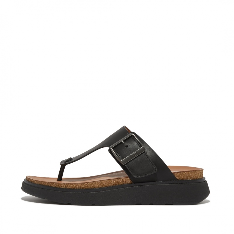 Thongs Fitflop Gen-Ff Punta Uomo Nere | IT-58467DPTB