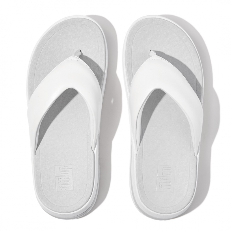 Thongs Fitflop Surff Punta Thongs Donna Bianche | IT-67348TWXR