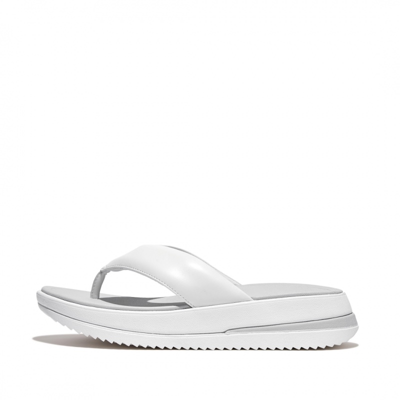 Thongs Fitflop Surff Punta Thongs Donna Bianche | IT-67348TWXR