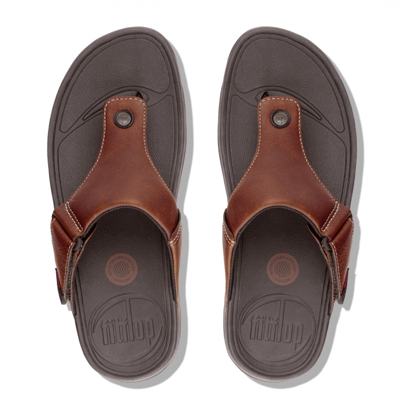 Thongs Fitflop Trakk Ii Punta Uomo Marroni | IT-83295BFRJ