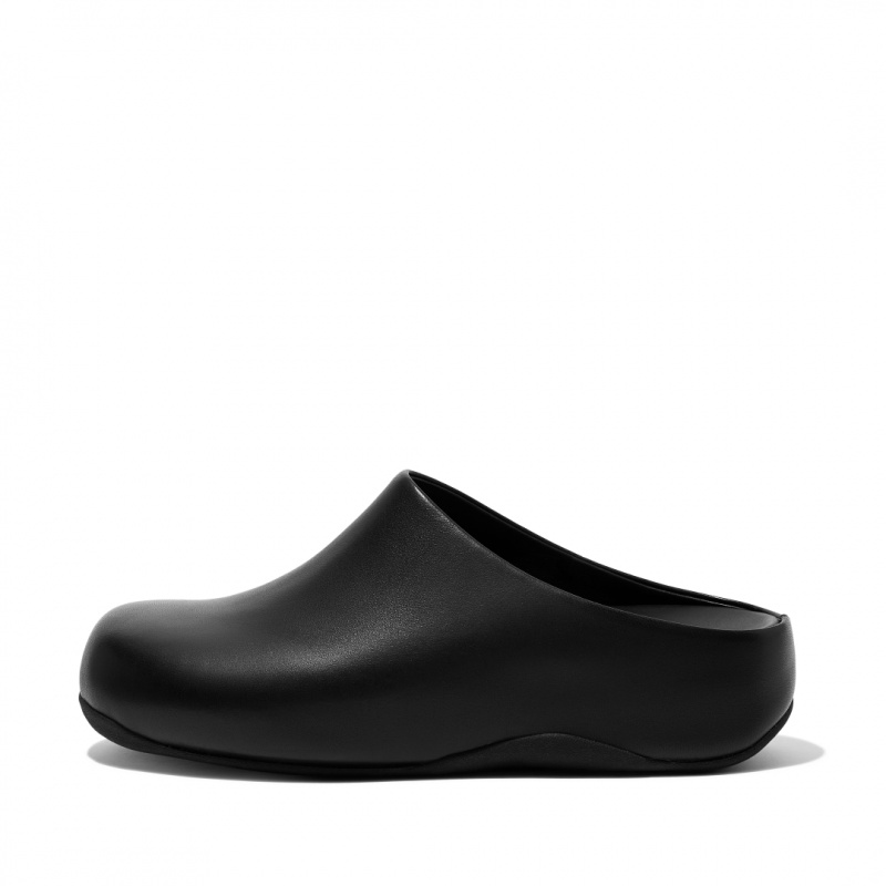 Zoccoli Fitflop Shuv Wipe Clean Donna Nere | IT-19482VJDC